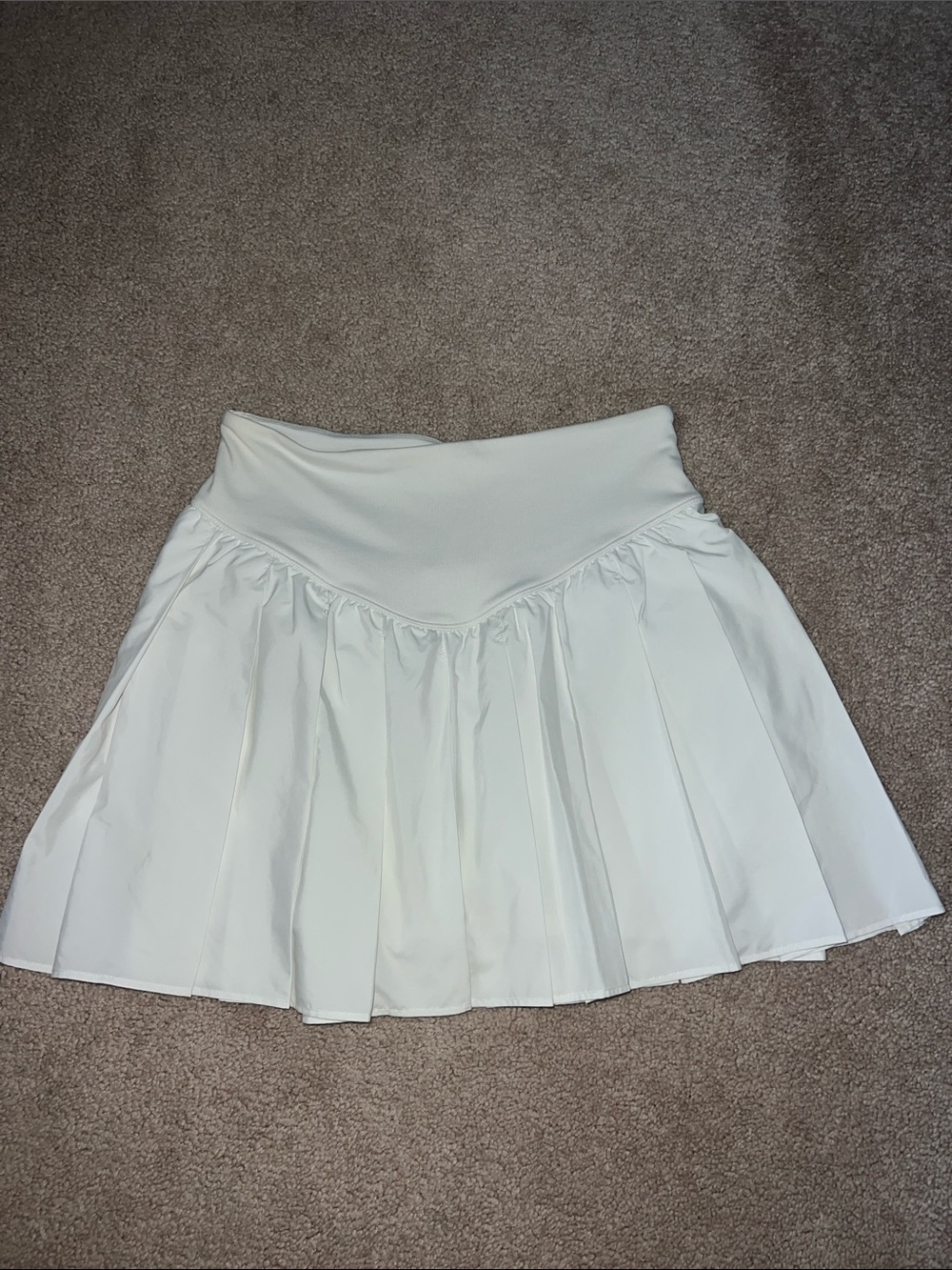 FP Movement by Free People White Pleated Tennis Skirt